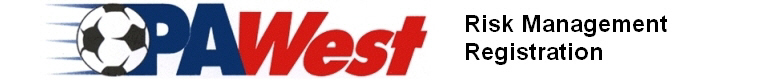 PA West Soccer banner